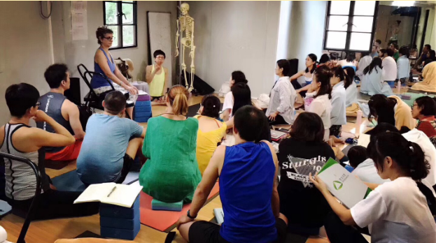 Teaching Ayurveda and Anusara Yoga in China